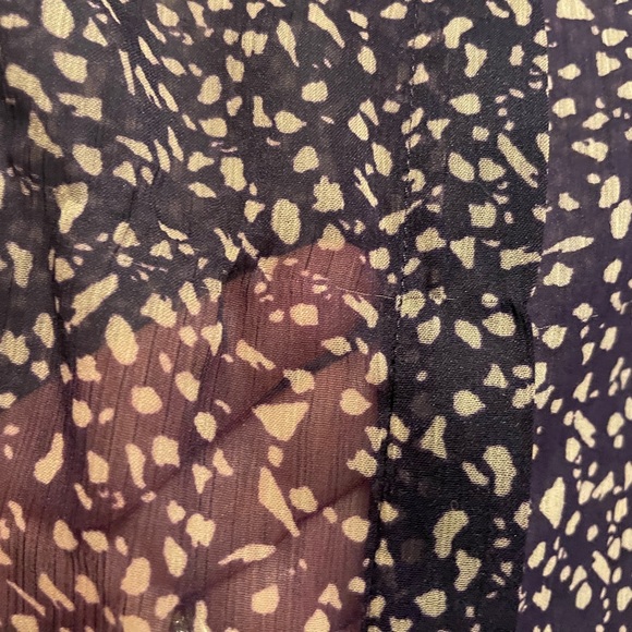 Esprit Purple Women’s Button Down Sheer Shirt Size XL - Picture 6 of 14